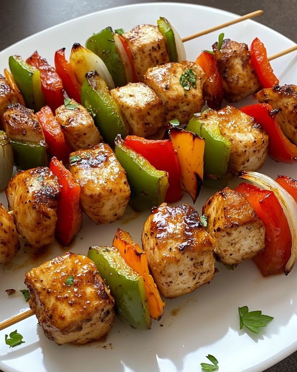Brochetas de Pollo